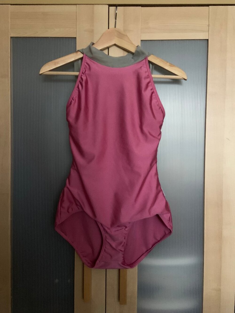 Ballet Beautiful Mesh-Trimmed Halter Leotard